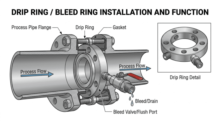 Bleeding Line Wire Rope Drip Rings for Pipeline Sealing | Bleed Ring Manufacturer